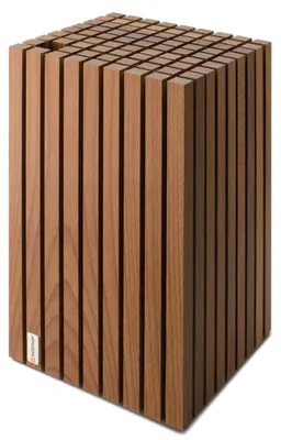 Messerblock aus Buchenholz, für 13 Messer, 34 x 8 x 13,8 cm