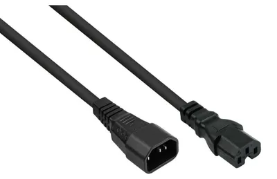 Obrázok produktu pre Kabelmeister SK1450-S030, 3 m, IEC C14, IEC C15, H05RN-F3G, 250 V