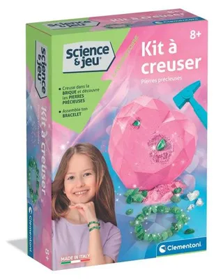 Produktbild von Bausatz zum Ausgraben – Edelsteine – Clementoni – Wissenschaft & Spiel – Wissenschaftliche Spielzeuge