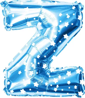 Produktbild von Oblique Unique Folien Luftballon Buchstabe Z Kinder Geburtstag Baby Shower Party Deko Ballon - blau