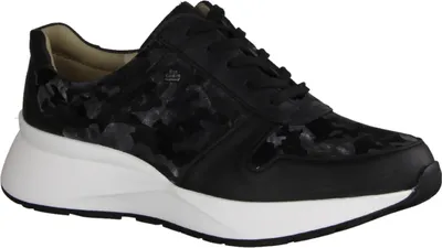 Produktbild von Finn Comfort Leganes Damen Halbschuhe, Schnürer, Leder, Schwarz, Wechselfußbett - Damenschuhe Bequeme Schnürschuhe, Schwarz, leder (nuri/diva)
