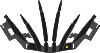 Image de Kit de rembourrage MiPS Trail EVO - noir - M/L