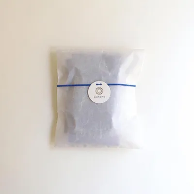 Ukigami-Tasche aus blauem Baumwollstoff, 1 Stück