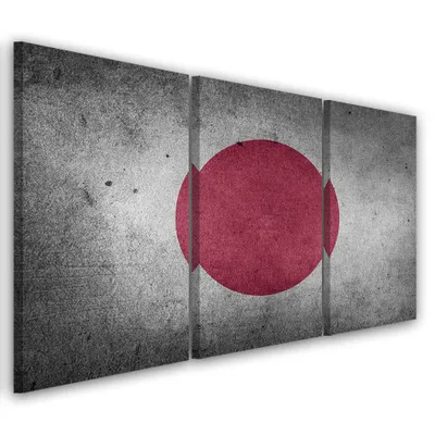 Produktbild von Triptychon auf leinwand graue landschaften 120x80 cm Feeby grau wandbild bereit zum aufhängen