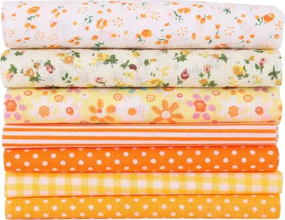 Zdjęcie produktu dla 7 sztuk / zestaw 100% bawełny Batiks Tkanina do szycia dla majsterkowiczów Pokrowiec na poduszkę na portfel (L)