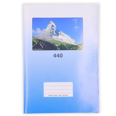 Produktbild von 440 - Notizbuch A4 sauber 40l.