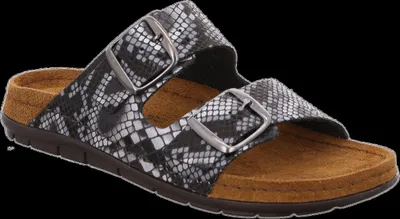Produktbild von Rohde Rodigo Damen Pantolette Sandale Sandalette Hausschuhe Rodigo-D, Farbe:Silber (Altsilber), Größe:EUR 36
