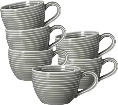 Produktbild von Seltmann Weiden Beat Perlgrau Espressoobertasse 0,11 l 6er Set