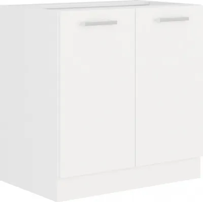 Produktbild von EKO White Unterschrank 80 Weiss matt Küchenzeile Küchenblock Küche Einbauküche