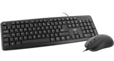 Produktbild von T'nB KBCOMBO1, Kabelgebunden, USB, Membran Key Switch, QWERTY, Schwarz, Maus enthalten