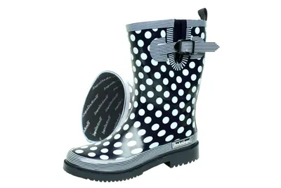 Produktbild von Bockstiegel Dorin-k Gummistiefel in Übergrößen Mehrfarbig 10219_2_2_6_2 dk-blau/multi große Unischuhe, Größe:36