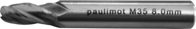 Produktbild von PAULIMOT Kugelkopffräser 4-schneidig 8 mm