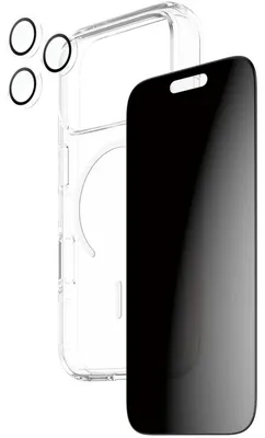 Produktbild von PanzerGlass ® | CARE by ® 3-in-1 Privacy Set iPhone 17 Pro, Apple, Apple - iPhone 17 Pro, Trockene Anwendung, Kratzresistent, Schockresistent, Transparent, 1 Stück(e)