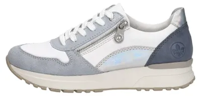 Produktbild von Rieker Sneakers Laag Sneakers Laag - Licht blauw - Maat 36