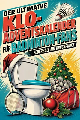 Produktbild von Der ultimative Klo-Adventskalender für Badminton-Fans