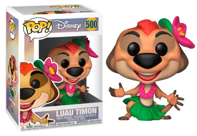 Zdjęcie produktu dla FUNKO Pop! Vinyl: The Lion King - Luau Timon, Figurka kolekcjonerska, Kreskówka