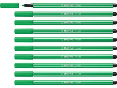 Zdjęcie produktu dla Stabilo pen 68 light emerald flamaster -10 sztuk-.