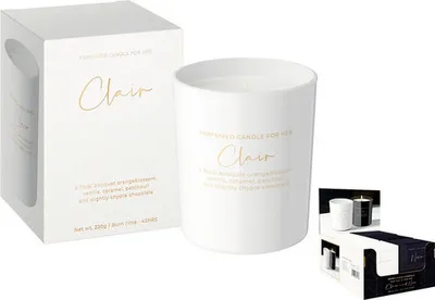 Obrázek produktu pro Vánoční svíčka ve skle FOR HER Clair 220 g