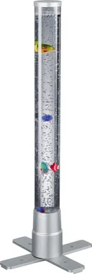 Obrázok produktu pre LED svetelný stĺpec vodný stĺpec s rybičkami a bublinkovou lampou meniacou farbu 61 cm