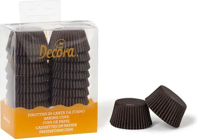 Produktbild von Decora 0339631, Cupcake-/Muffin-Cups, Rund, 220 °C, Braun, Papier, 22 mm