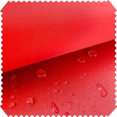 Produktbild von novely® OXFORD LIGHT - Reißfester Outdoorstoff - Wasserabweisender Polsterstoff - Pflegeleichte Meterware 1lfm - Farbe: 23 Rot