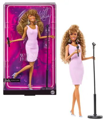 Immagine prodotto di Barbie Signature, Collezione Whitney Houston, Bambola alla moda, Adatta a bambine, Età consigliata: 6 anni e oltre, Genere: Bambina, Effetti sonori, Altezza: 330,2 mm