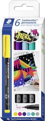 Obrázek produktu pro STAEDTLER® 318 C6 Univerzální pero Lumocolor per F 6 ks