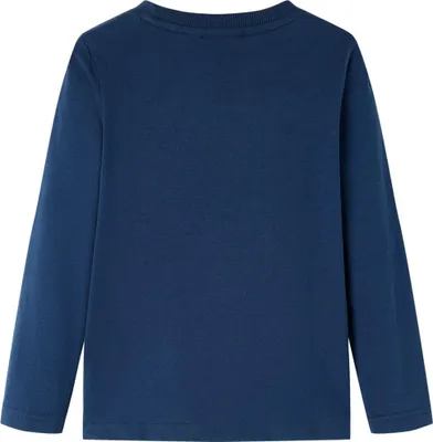 Produktbild von vidaXL Kinder-Langarmshirt Marineblau 128
