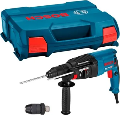 Produktbild von Bosch GBH 2-26 DFR Professional, SDS Plus, Schwarz, Blau, 2,6 cm, 900 RPM, 2,7 J, 4000 BPM