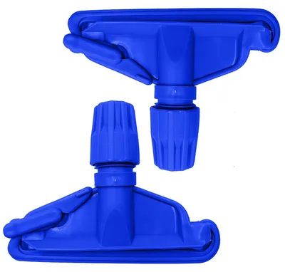 2er-Pack farbcodierte Mopp-Clips für Kentucky-Mopps, blau