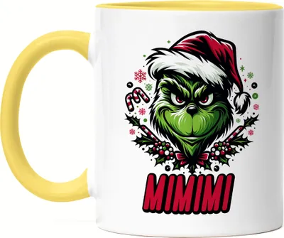Produktbild von Mimimi Tasse Gelb Sarkastisch Weihnachten Ironie Lustig Geschenk