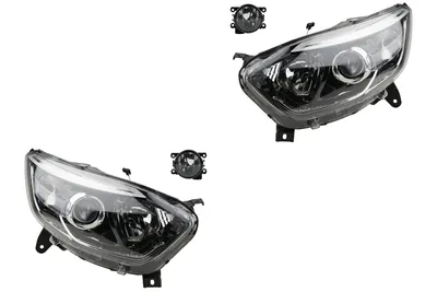 Immagine prodotto di Set di fari compatibile con Renault Captur 06/13-03/17 H1 H1 sinistra e destra + Fendinebbia 4422780 0006000618053 2615000Q0A 6000618053 93867965 4422781 0 Johns