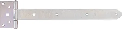Obrázek produktu pro Křížové závěsy Alberts | s nalisovaným čepem | pozinkované, pasivované silnou vrstvou | závěs 391 x 40 mm | závěs 103 x 59 mm | sada 3 kusů