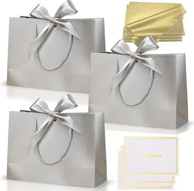 Produktbild von Luxus-Taschen mit Wunschzetteln und Handtüchern für Hochzeiten und Festtage