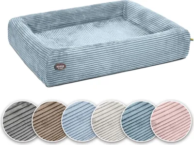Produktbild von SABRO KUDDE Orthopädisches Hundebett – Hochwertiger Cordbezug – Waschbar & Wasserabweisend – Ergonomisch – Premium Haustierzubehör