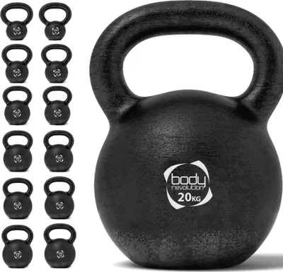 Immagine prodotto di Manubrio kettlebell in ghisa da 20 kg