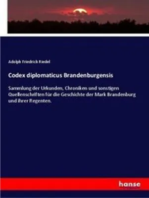 Produktbild von Codex diplomaticus Brandenburgensis