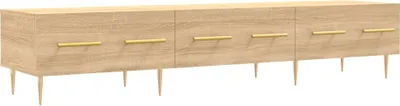 Produktbild von vidaXL TV-Schrank Sonoma-Eiche 150x36x30 cm Holzwerkstoff