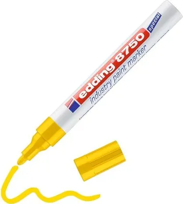 Obrázek produktu pro Edding 8750-5, 1 kusů, Žlutá, Jemný hrot, 2 mm, 4 mm, Vývoj představivosti