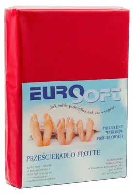 Produktbild von Eurosoft Frottee Betttuch ohne Gummizug 120x200 cm