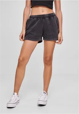 Productafbeelding van Damesbroekjes Urban Classics, model "Stone Washed", zwart - maat 3XL