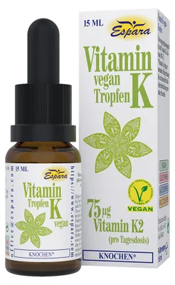 Obrázek produktu pro Espara Vitamin K, veganský roztok, 15 ml