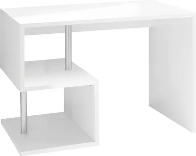 Image de Schreibtisch >Esse Angolo< (BxHxT: 100x77,5x50 cm) in weiß - 100x77,5x50 (BxHxT)