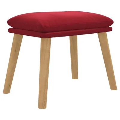 Produktbild von vidaXL Fußhocker Weinrot 45x29,5x35 cm Samt