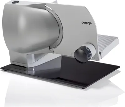 Produktbild von GORENJE Allesschneider R902A Gezahnte Klinge Brotschneidemaschine Aluminium 100W