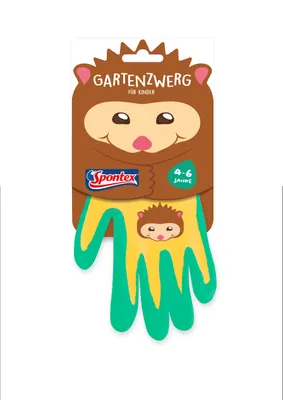Produktbild von Spontex Gartenhandschuhe Gartenzwerg für Kinder 4-6 J.