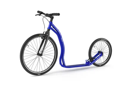Produktbild von Tretroller Yedoo Trexx 26/20 Alu Roller Scooter Sportroller Rennroller blau