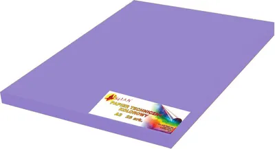 Produktbild von Technisches Farbpapier 160-220g A3 violett 25 Blatt
