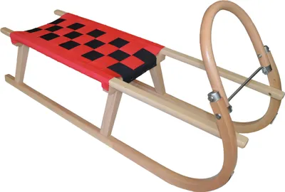 Obrázek produktu pro Dřevěné saně SULOV® TATRA, 120cm, červeno-černé