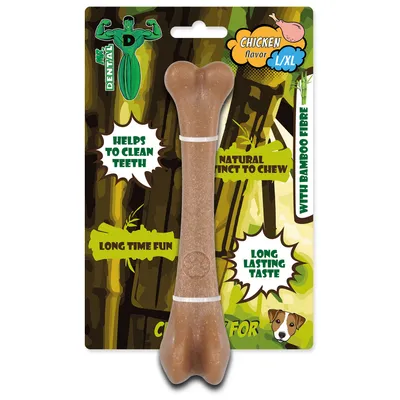 Zdjęcie produktu dla Mr. Dental zabawka do żucia kość bambone kurczak L/XL